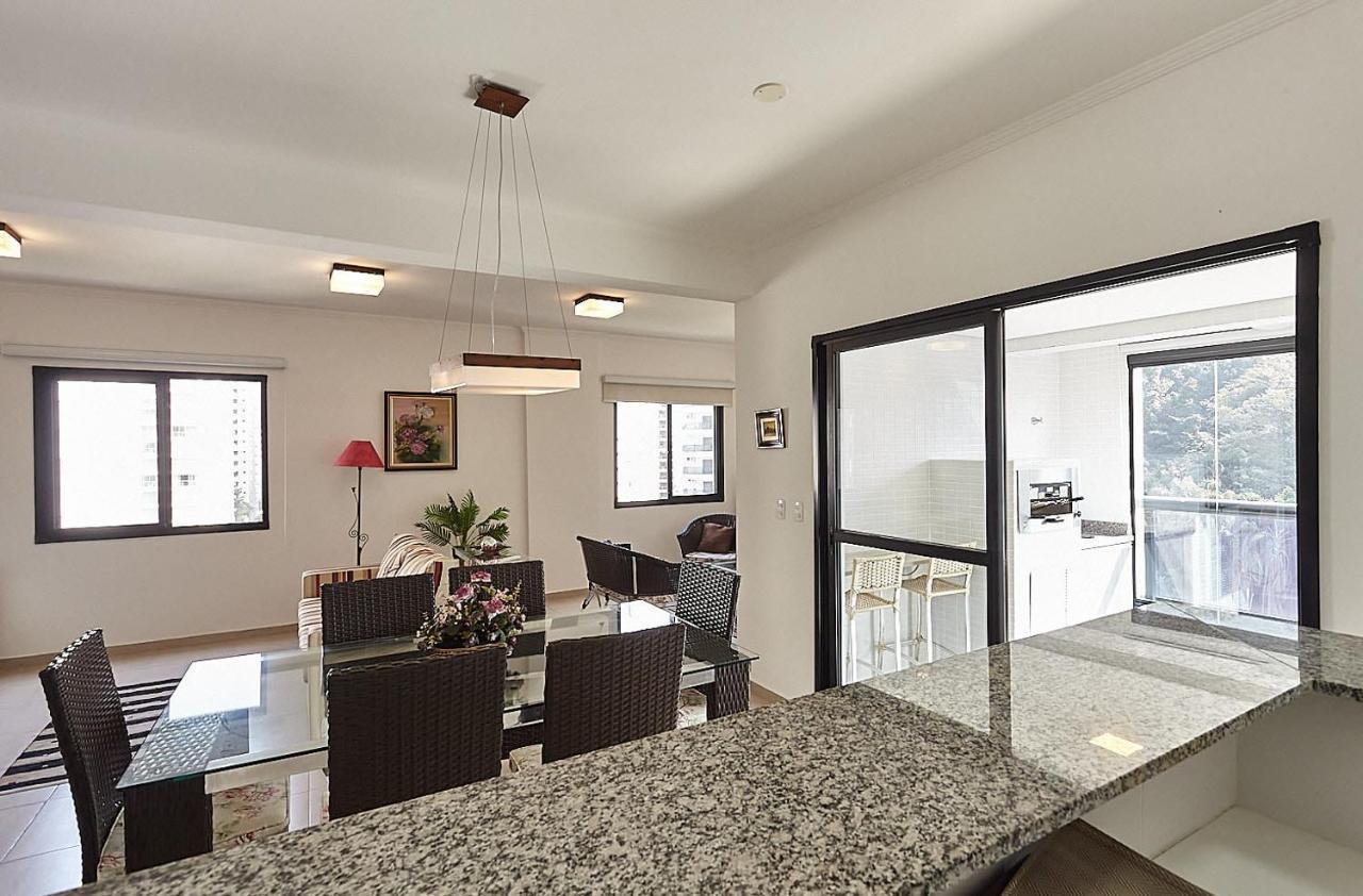 Flat Perola Do Atlantico - 3 Dormitorios Com Varanda Gourmet - Praia Das Pitangueiras Guaruja Bagian luar foto